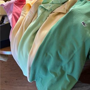 7 lot small polos 6 Polo 1 tee multiple colors